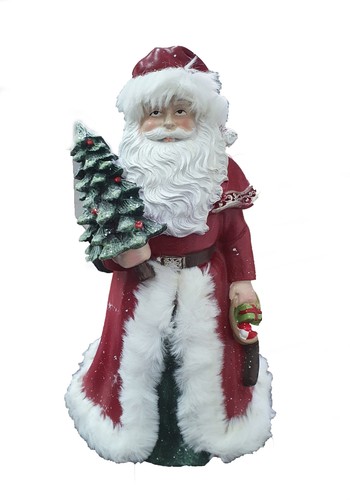 Statuetta babbo natale con - statuetta,