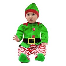 Costume Elfo di Natale neonato