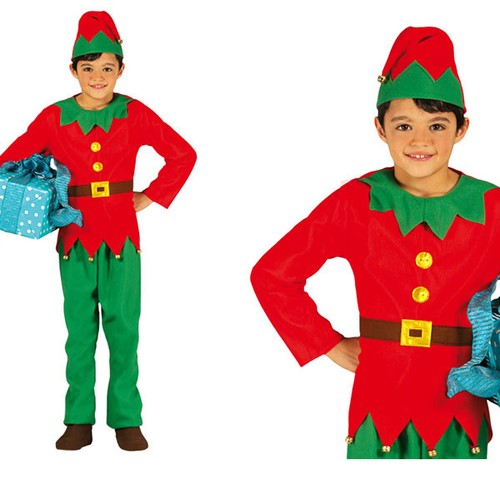 Costume aiutante babbo - costume, di