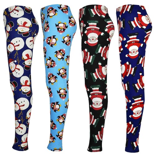 Ragazze natale leggings babbo - natale,