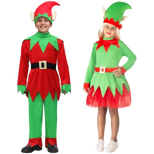 Costume elfo babbo natale - di,