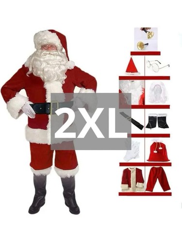 Costume babbo natale - di, adulto