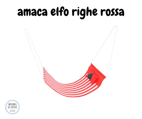 Amaca elfo natale - elfo, rossa
