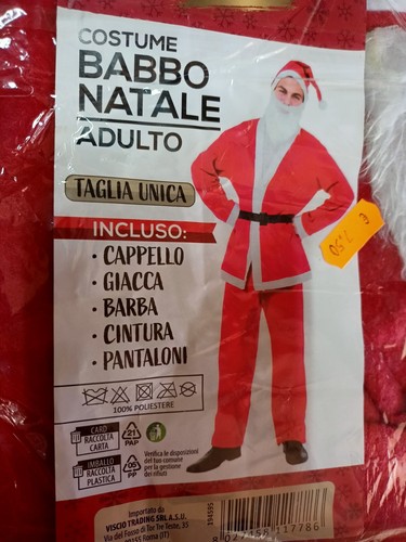 Vestito babbo natale - vestito,